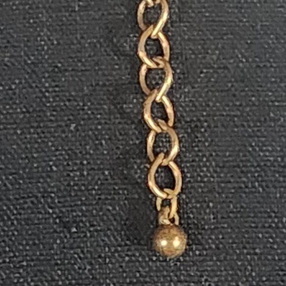 Chico's Vtg Multicolored Enamel Glass and Rhinestone Tile 34"-38.25" Necklace - Picture 10 of 16